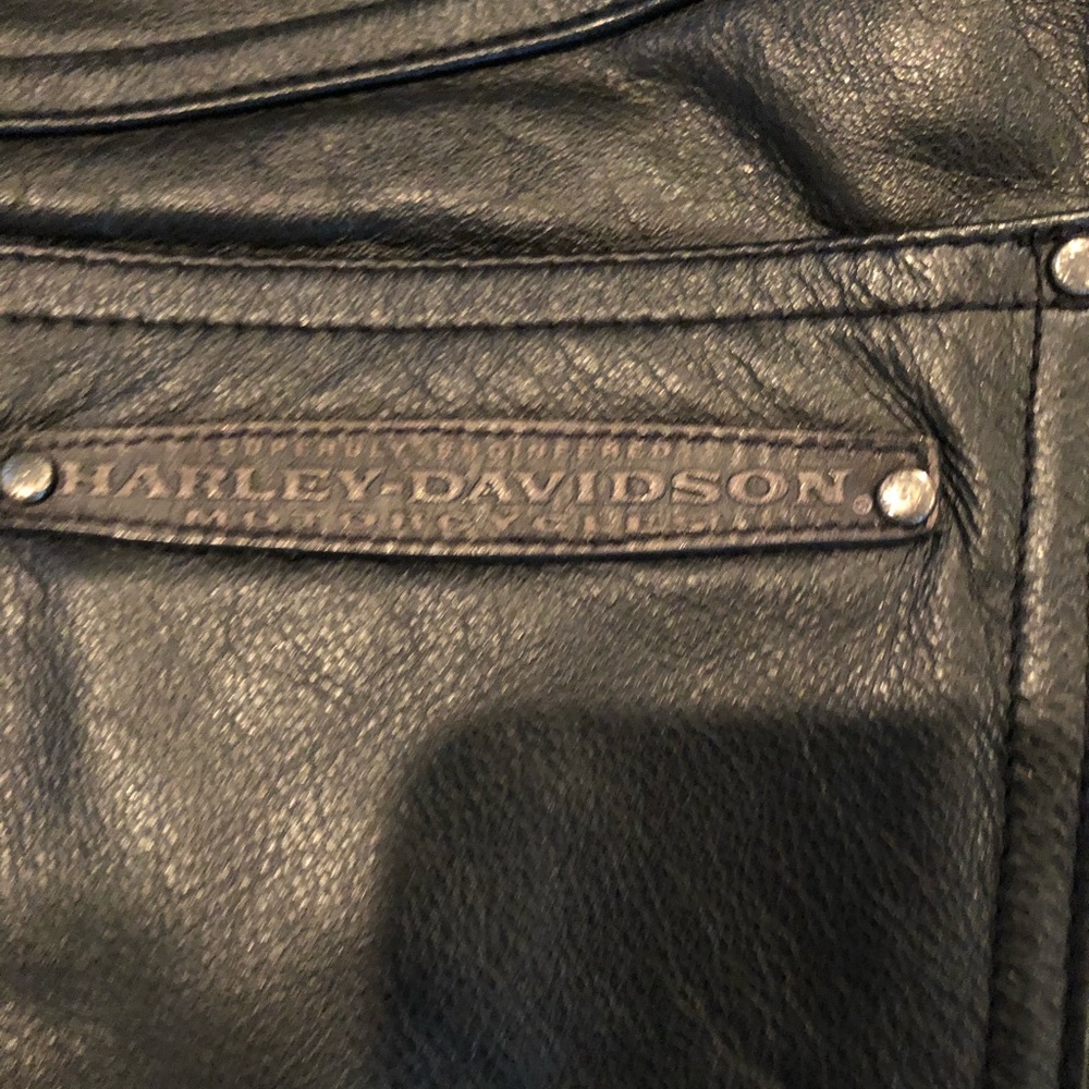 Harley Davidson leather pants excellent condition